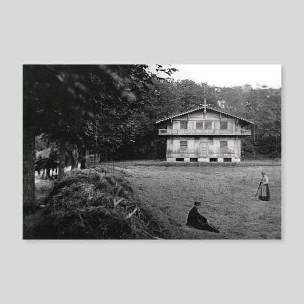 Postkarte Schweizerhaus 1870