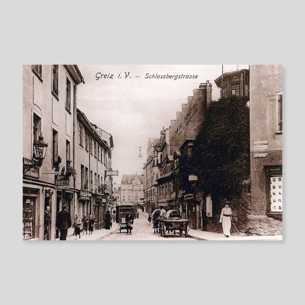 Postkarte Schlossbergstraße um 1912